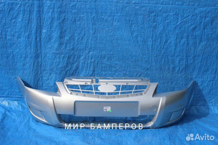 Бампер LADA Priora в цвет серебристый