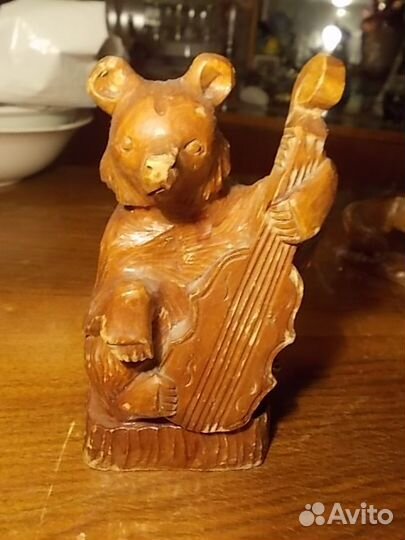 Деревянные фигурки животных