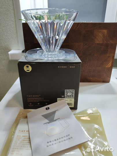 Воронка для кофе Timemore Crystal Eye 02