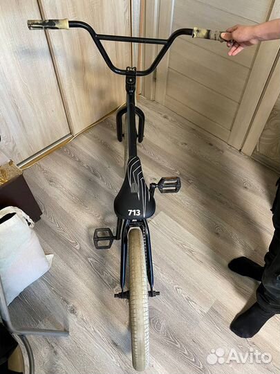 BMX Трюковой велосипед 713Bikes black