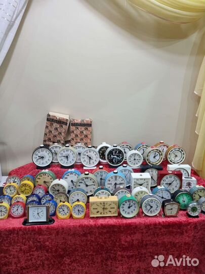 Будильники Янтарь,Слава,Витязь,Севани