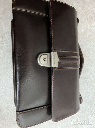 Барсетка кожаная мужская бу