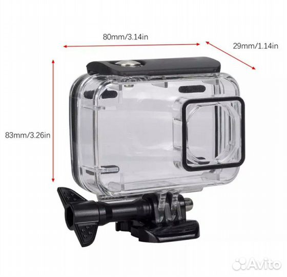Аквабокс для Xiaomi Yi 4k/Xiaomi Discovery/Xiaomi
