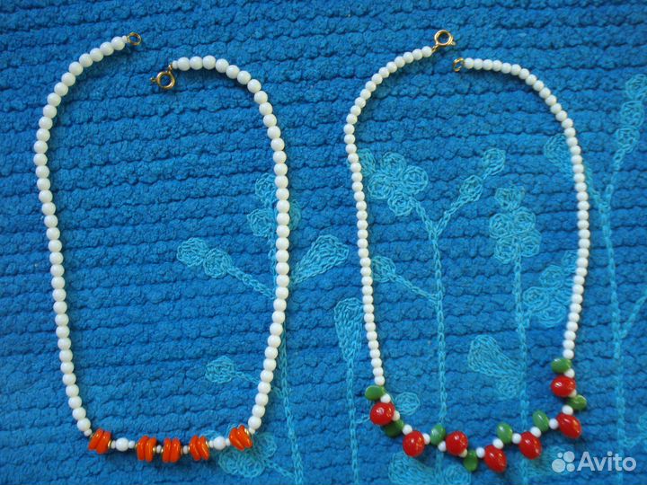 Бусы Чехия Винтаж СССР