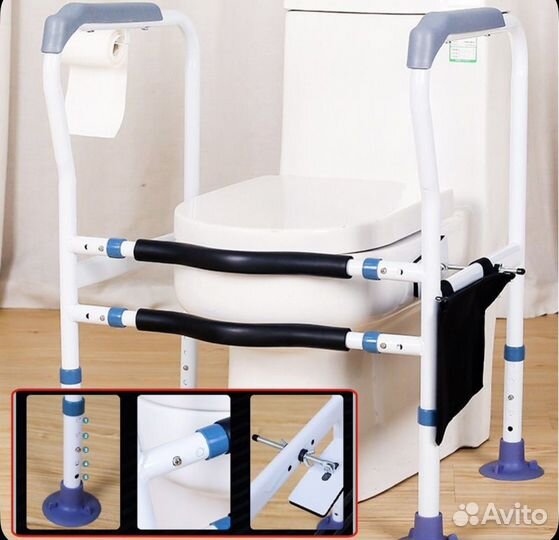 Приставной поручень для унитаза