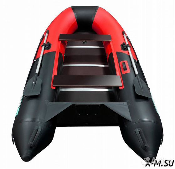 Лодка gladiator B330(красно-черная)