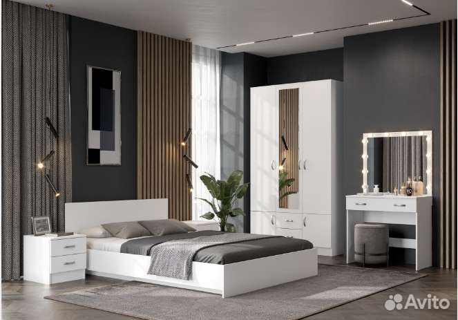 Тумба прикроватная белая