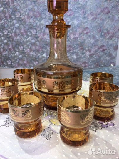 Графин СССР со стопками