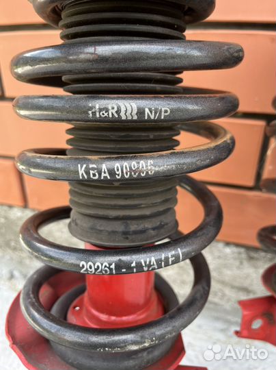 Стойки передние Koni + H&R на VAG