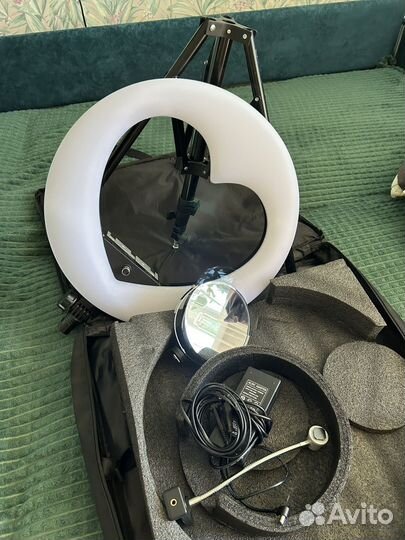 Кольцевая лампа Okiro 45 см со штативом