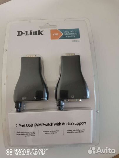 Kvm переключатель D-Link 221 новый