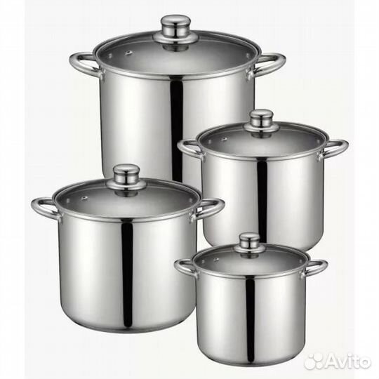 Кастрюли нержавейка,эмаль,алюминий,обьём 7-47литра