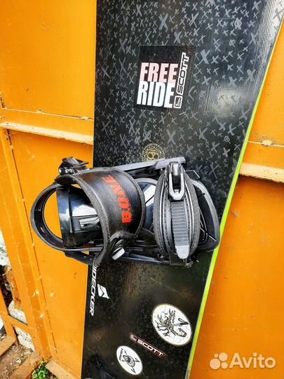 Сноуборд Ride Kink 158+крепления bone+ботинки 46