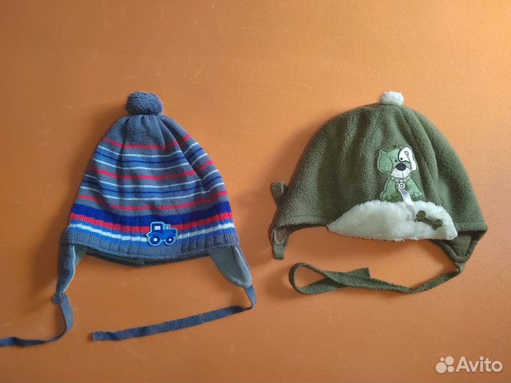 Шапки для мальчика до года