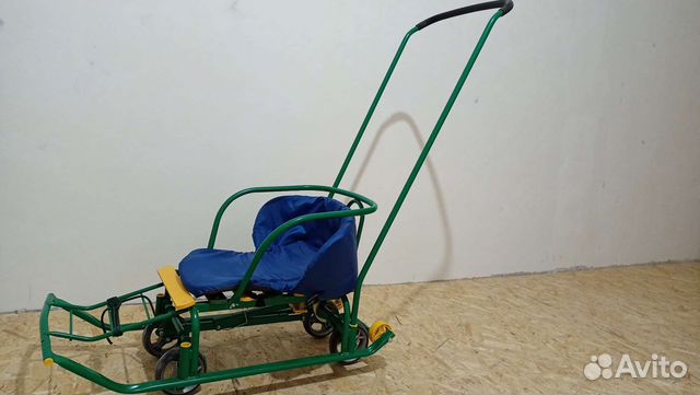 Детские санки с колесами