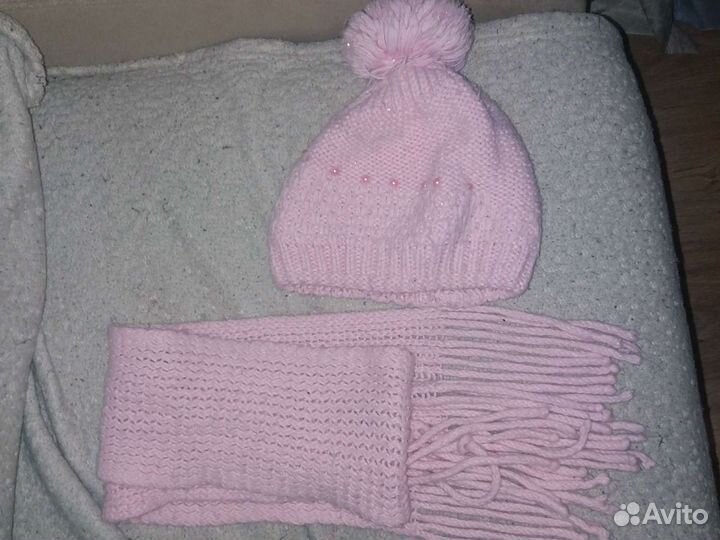 Шапочки, шарфы для девочек и мальчиков