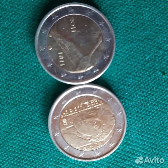 Монеты 2 евро юбилейные