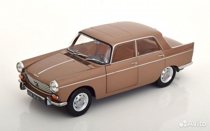1/18, Peugeot 404 with Caravan Henon, Norev