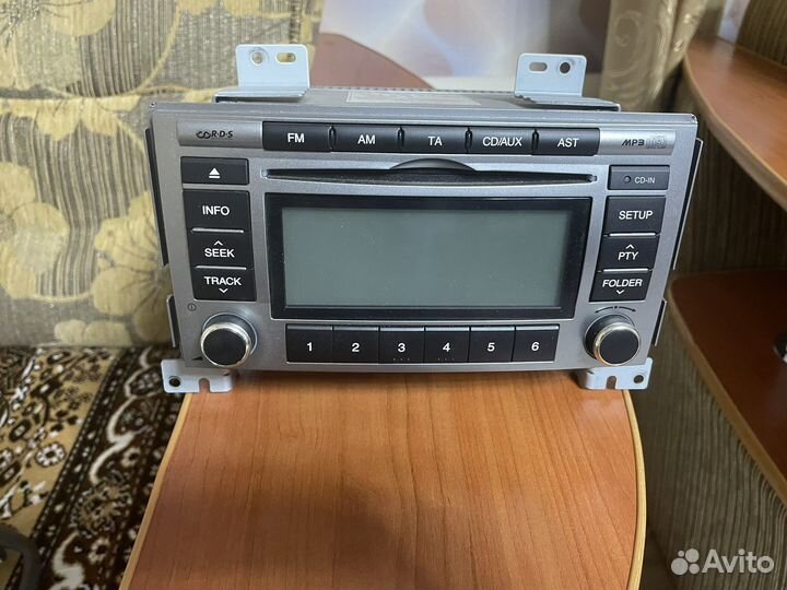 Штатная магнитола hyundai santa fe 2 рестайлинг