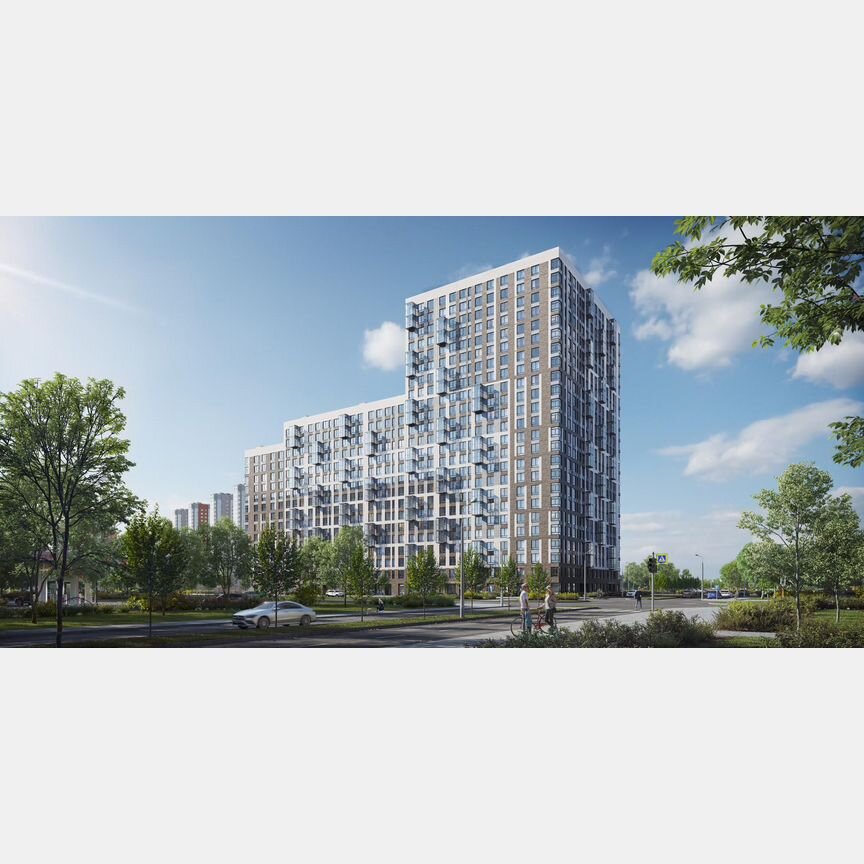 1-к. квартира, 30,6 м², 7/24 эт.