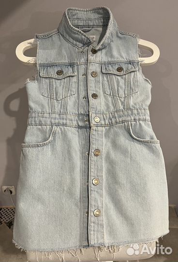 Джинсовое платье zara