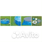 P20-1352-S Polygroup Бассейн ротанг 396х132 13785л