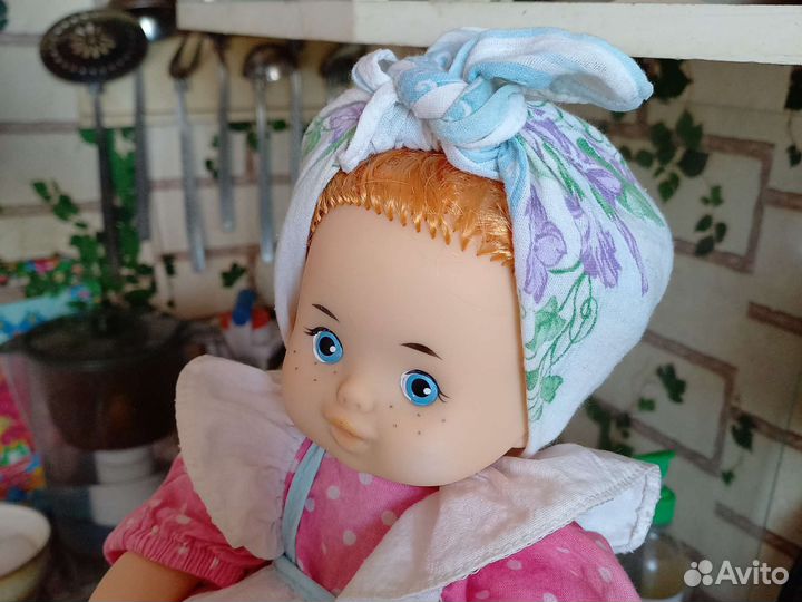 Кукла грелка на чайник СССР