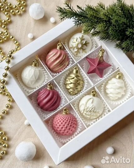 Новогодние шоколадные фигурки