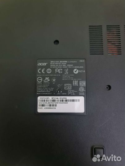 Ноутбук acer aspire