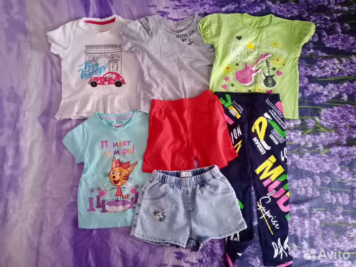 Вещи пакетом на девочку 98-104