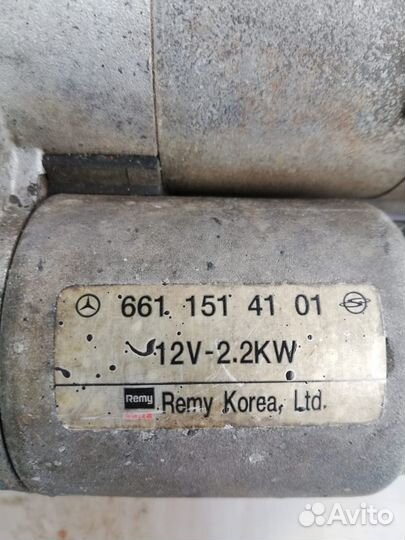 Стартер Ssang Yong Kyron Actyon 2.0TDi