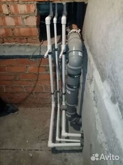 Сантехн.работы,пайка пп труб, монтаж канализации