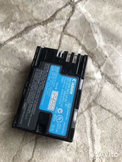 Аккумулятор canon lp e6