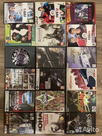 Компьютерные игры на дисках