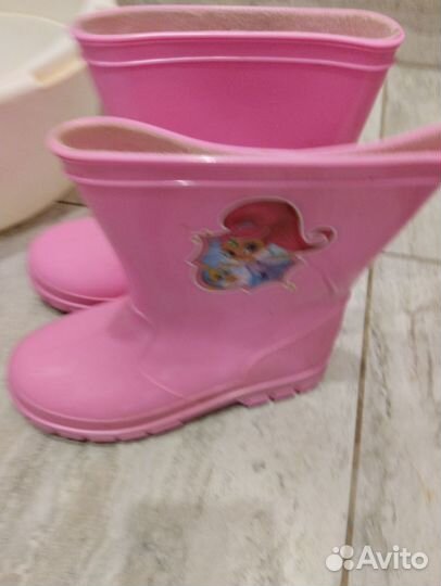 Детские резиновые сапоги