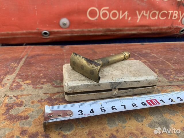 Станок бритвенный бронзовый винтаж