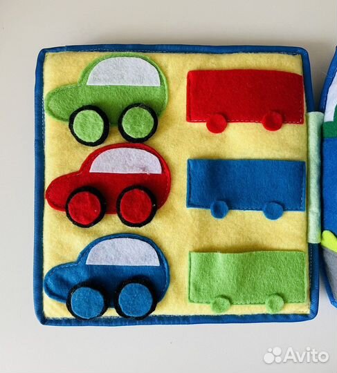 Книжка из фетра для мальчиков