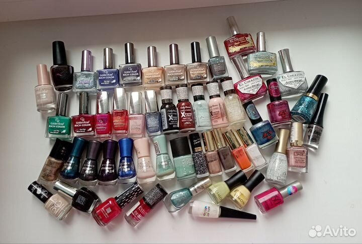 Лак для ногтей 52 шт, пакетом