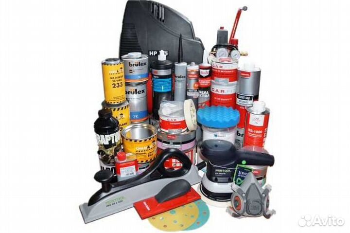 Материалы для покраски авто