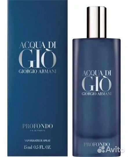 Giorgio armani Acqua di Gio Profondo 15 мл