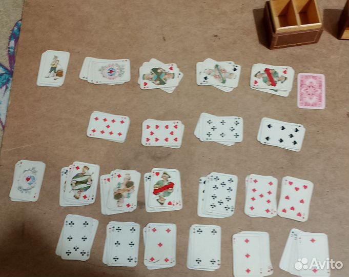 Старые Игральные мини карты бу