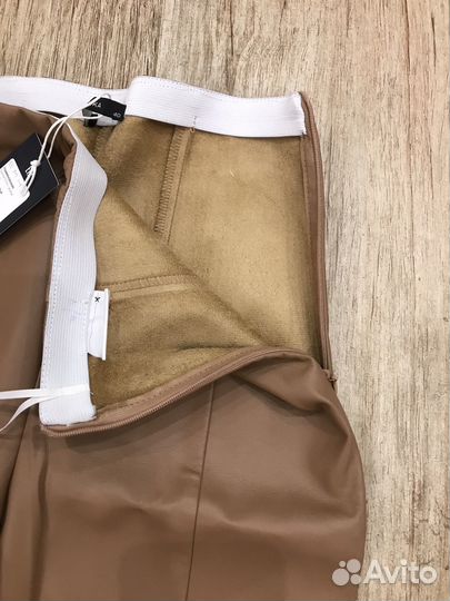 Брюки женские экокожа 40