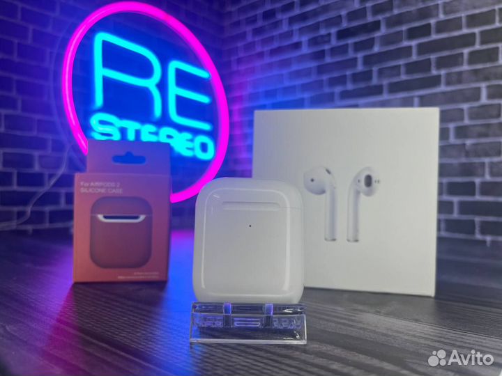Наушники Apple Airpods 2 + Чехол в Подарок