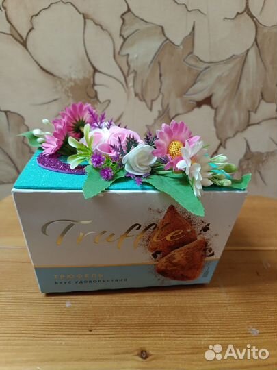 Сладкая открытка. Конфеты трюфель