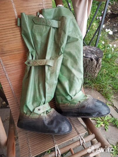 Сапоги зимние для рыбалки с вкладышами-валенками