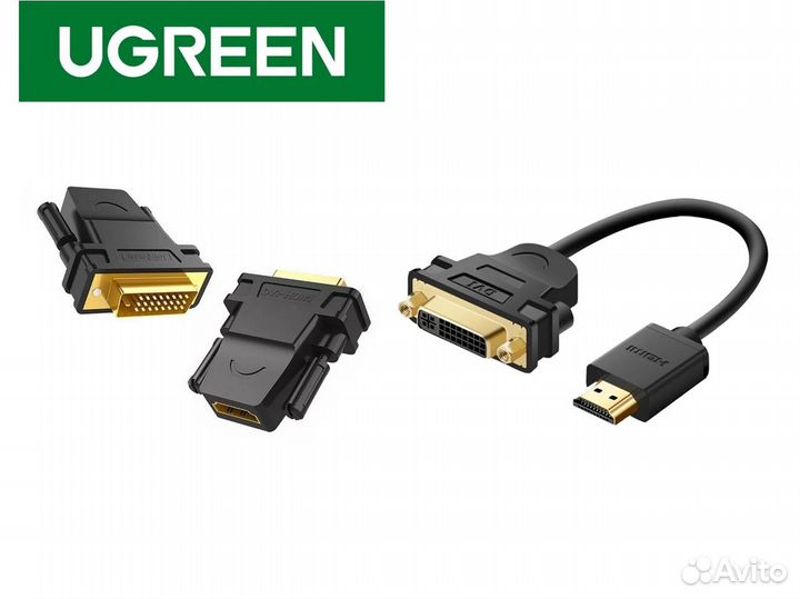 DVI-D или DVI-I переходники на hdmi / 5 моделей