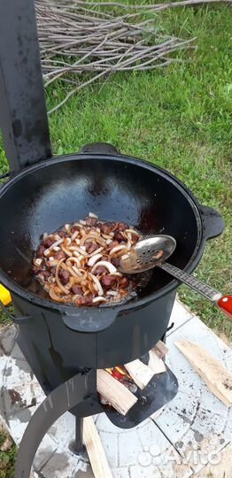 Казан чугунный