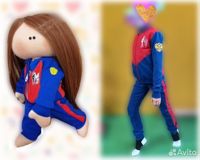 Портретная кукла по фото ручной работы