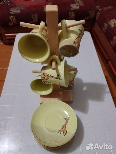 Чайный сервиз с жирафами