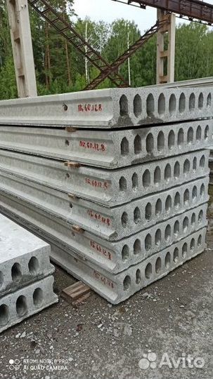 Плиты перекрытия многопустотные пб